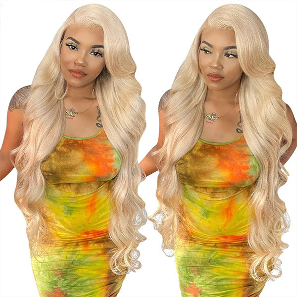 613 Body Wave Lace Wigs 13x4 Lace Frontal Wig Virgin Human Hair Blonde Wigs
