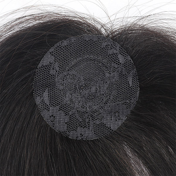 Machine Made Hair Topper, Cycle Closure Without Lace