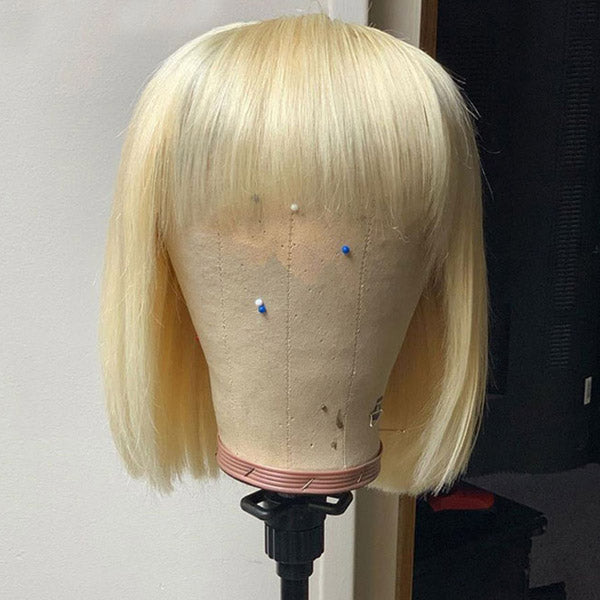Hairsmarket Short Bob Lace Wig 613