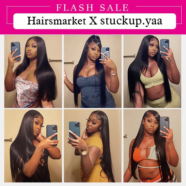 Stuckup.yaa Same 13x4 Straight Hair Lace Front Wigs 180%