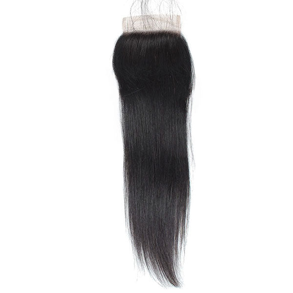 Ishow Straight Human Hair 4x4 Lace Closure With Baby Hair