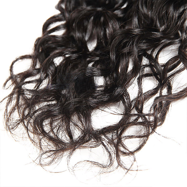 Allove 9A Brazilian Water Wave 3 Bundles Unprocessed Virgin Human Hair Weft