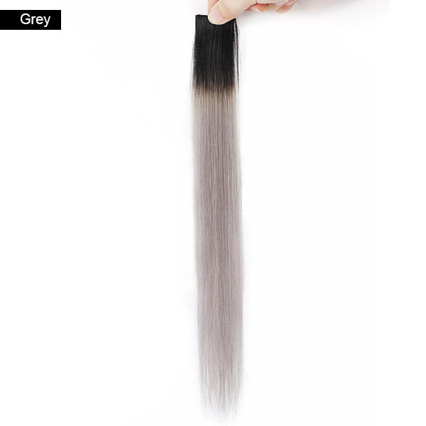Colored Human Hair Hanging Ear Dyeing For Short Bob Wigs 35CM