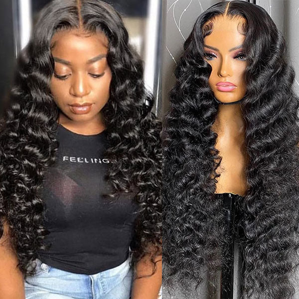 13x4 Loose Deep Wave Wig HD Lace Front Wigs Human Hair Invisible Lace Wig